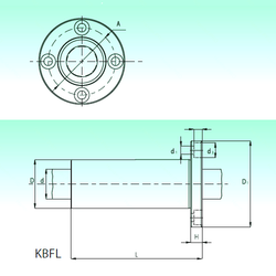 Manufacturer Name NBS KBFL 60 Linear Bearings